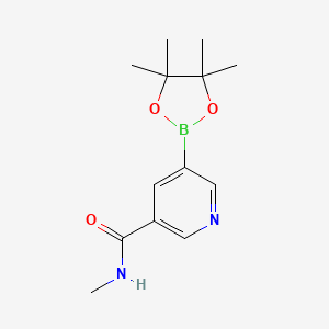 N-Methyl-5-(4,4,5,5-tetramethyl-1,3,2-dioxaborolan-2-YL)nicotinamide