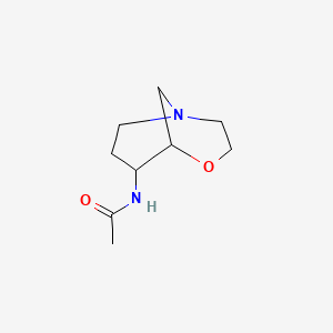 N-(4-Oxa-1-azabicyclo[3.3.1]non-6-yl)acetamide