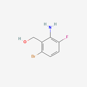 (2-Amino-6-bromo-3-fluorophenyl)methanol