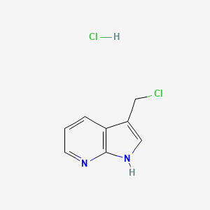 3-(chloromethyl)-1H-pyrrolo[2,3-b]pyridine hydrochloride