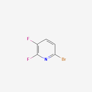 molecular formula C5H2BrF2N B594596 6-Bromo-2,3-difluoropyridine CAS No. 1257071-45-6