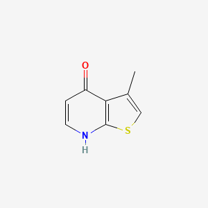molecular formula C8H7NOS B594615 3-Methylthieno[2,3-b]pyridin-4-ol CAS No. 1215494-51-1