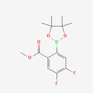 Methyl 4,5-difluoro-2-(4,4,5,5-tetramethyl-1,3,2-dioxaborolan-2-yl)benzoate
