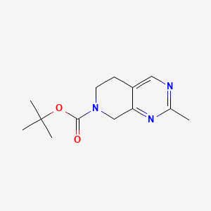 tert-Butyl 2-methyl-5,6-dihydropyrido[3,4-d]pyrimidine-7(8H)-carboxylate