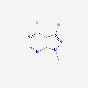 3-bromo-4-chloro-1-methyl-1H-pyrazolo[3,4-d]pyrimidine