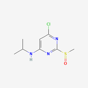 6-Chloro-N-isopropyl-2-(methylsulfinyl)pyrimidin-4-amine