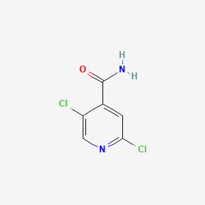 molecular formula C6H4Cl2N2O B594650 2,5-Dichloroisonicotinamide CAS No. 1221791-56-5