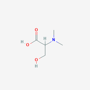 2-(Dimethylamino)-3-hydroxypropanoic acid