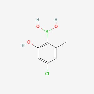 (4-Chloro-2-hydroxy-6-methylphenyl)boronic acid