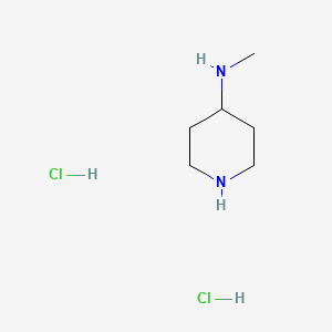 molecular formula C6H16Cl2N2 B594680 N-Methylpiperidin-4-amine dihydrochloride CAS No. 1220039-56-4