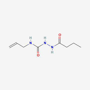 molecular formula C8H15N3O2 B594694 N-Allyl-2-butyrylhydrazinecarboxamide CAS No. 135302-26-0