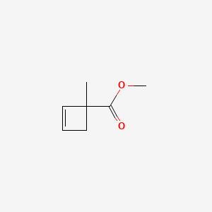molecular formula C7H10O2 B594729 Methyl 1-methylcyclobut-2-ene-1-carboxylate CAS No. 131179-07-2