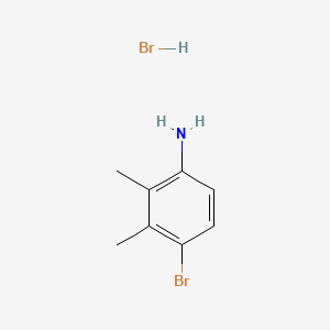 molecular formula C8H11Br2N B594743 4-溴-2,3-二甲基苯胺盐酸盐 CAS No. 1338796-79-4
