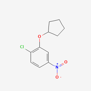 1-Chloro-2-(cyclopentyloxy)-4-nitrobenzene