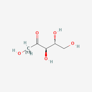 molecular formula C5H10O5 B594759 D-[1-13C]Erythro-pent-2-ulose CAS No. 131771-70-5