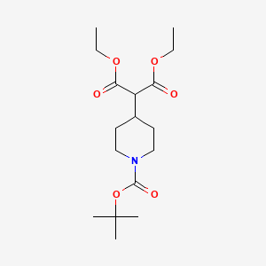 Diethyl 2-(1-(tert-butoxycarbonyl)piperidin-4-yl)malonate