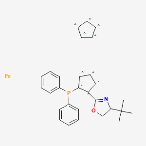 (2R)-1-[(4S)-4-(1,1-Dimethylethyl)-4,5-dihydro-2-oxazolyl]-2-(diphenylphosphino)ferrocene