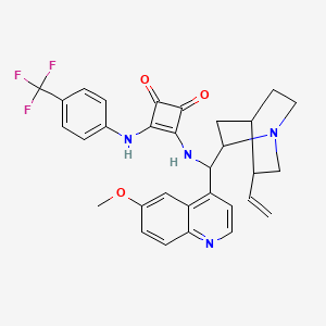 3-[[(8alpha,9S)-6'-Methoxycinchonan-9-yl]aMino]-4-[[4-(trifluoroMethyl)phenyl]aMino]-3-Cyclobutene-1,2-dione