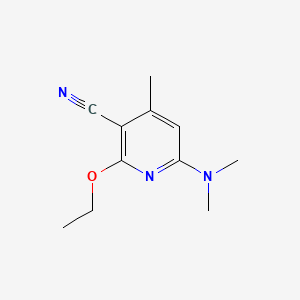 6-(Dimethylamino)-2-ethoxy-4-methylnicotinonitrile