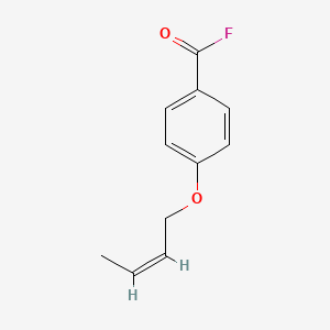 4-{[(2Z)-But-2-en-1-yl]oxy}benzoyl fluoride