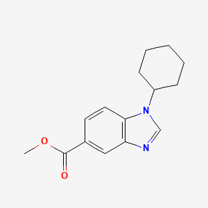 Methyl 1-cyclohexylbenzoimidazole-5-carboxylate