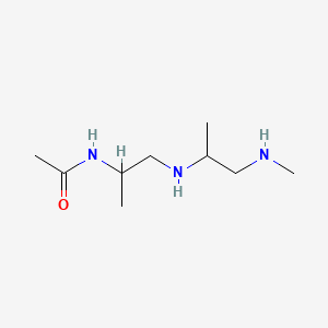 molecular formula C9H21N3O B594804 N-(1-{[1-(Methylamino)-2-propanyl]amino}-2-propanyl)acetamide CAS No. 137938-01-3