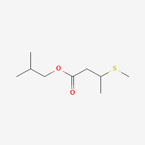 molecular formula C9H18O2S B594813 (+/-)-Isobutyl 3-methylthiobutyrate CAS No. 127931-21-9