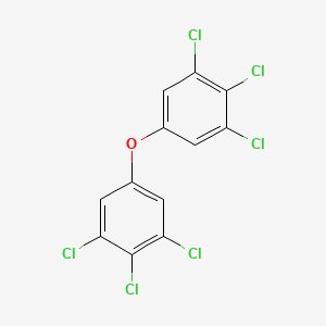 molecular formula C12H4Cl6O B594817 3,3',4,4',5,5'-Hexachlorodiphenyl ether CAS No. 727738-95-6