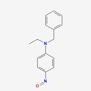molecular formula C15H16N2O B594823 N-benzyl-N-ethyl-4-nitrosoaniline CAS No. 130286-67-8