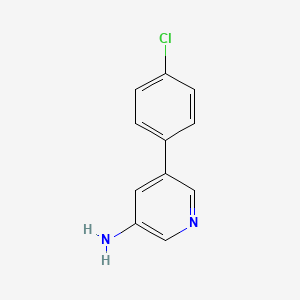 5-(4-Chlorophenyl)pyridin-3-amine