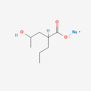 Sodium 4-hydroxy-2-propylpentanoate