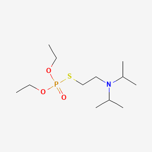 molecular formula C12H28NO3PS B594842 S-(2-(Diisopropylamino)ethyl) O,O-diethyl phosphorothioate CAS No. 219662-56-3