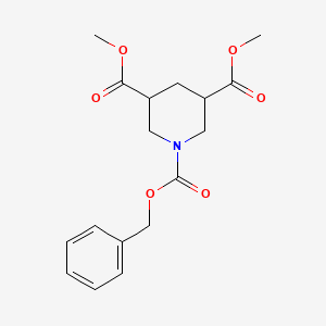 1-Benzyl 3,5-dimethyl piperidine-1,3,5-tricarboxylate