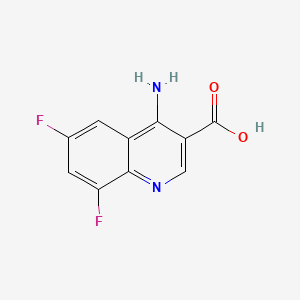 4-Amino-6,8-difluoroquinoline-3-carboxylic acid