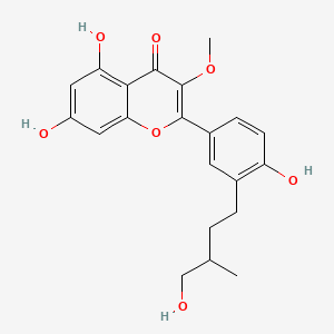 molecular formula C21H22O7 B594865 dodoviscin I CAS No. 1372527-40-6