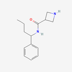 molecular formula C14H20N2O B5948690 N-(1-phenylbutyl)-3-azetidinecarboxamide hydrochloride 