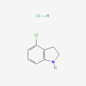molecular formula C8H9Cl2N B594906 4-氯吲哚盐酸盐 CAS No. 1251023-48-9