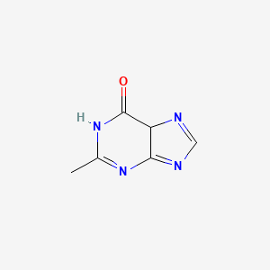 molecular formula C6H6N4O B594910 2-methyl-1H-purin-6(5H)-one CAS No. 130339-63-8