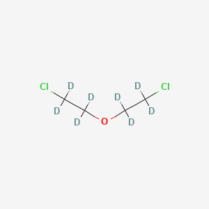 molecular formula C4H8Cl2O B594919 双(2-氯乙基)-D8醚 CAS No. 93952-02-4