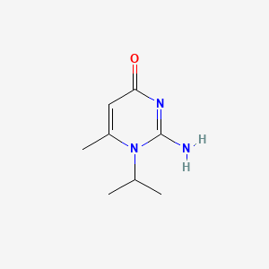 molecular formula C8H13N3O B594927 2-Amino-1-isopropyl-6-methylpyrimidin-4(1H)-one CAS No. 133062-62-1