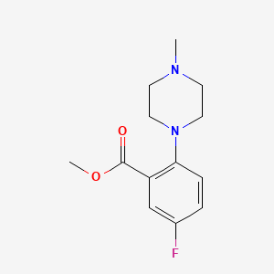 Methyl 5-Fluoro-2-(4-methylpiperazino)benzoate