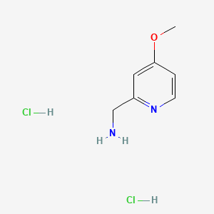 molecular formula C7H12Cl2N2O B594953 (4-甲氧基吡啶-2-基)甲胺二盐酸盐 CAS No. 1344046-06-5