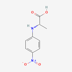 molecular formula C9H10N2O4 B594962 (S)-N-(4-Nitro-phenyl)-L-alanine CAS No. 125376-35-4