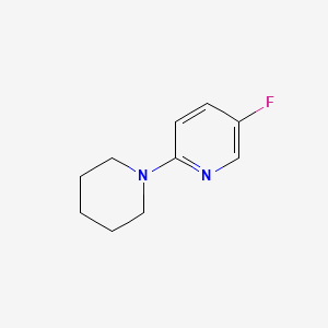 molecular formula C10H13FN2 B594963 5-氟-2-(哌啶-1-基)吡啶 CAS No. 1287218-71-6