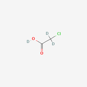 molecular formula C2H3ClO2 B594973 Chloroacetic acid-d3 CAS No. 1796-85-6