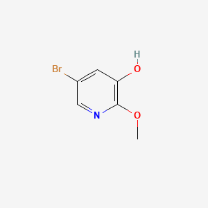 molecular formula C6H6BrNO2 B594985 5-Bromo-2-methoxypyridin-3-ol CAS No. 1211589-04-6