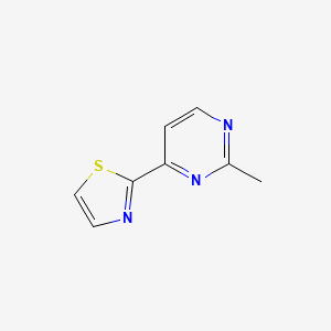 2-(2-Methylpyrimidin-4-yl)thiazole