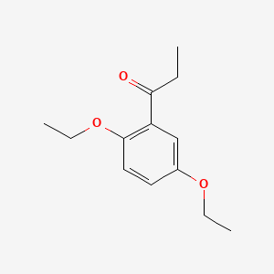 molecular formula C13H18O3 B595002 2-5-diethoxypropiophenone CAS No. 1937-92-4