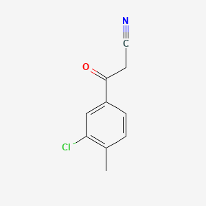 3-(3-Chloro-4-methylphenyl)-3-oxopropanenitrile
