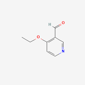 molecular formula C8H9NO2 B595006 4-Ethoxynicotinaldehyde CAS No. 1220021-59-9
